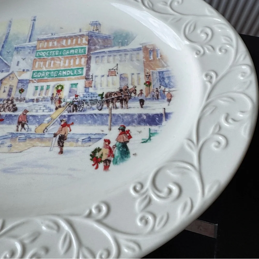 Vintage 2011 Procter & Gamble Holiday Serving Platter – Rare Employee Gift